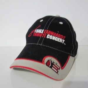 DALE EARNHARDT FOUNDATION 2003 Tribute Concert NASCAR Hook & Loop Cap/Hat Black